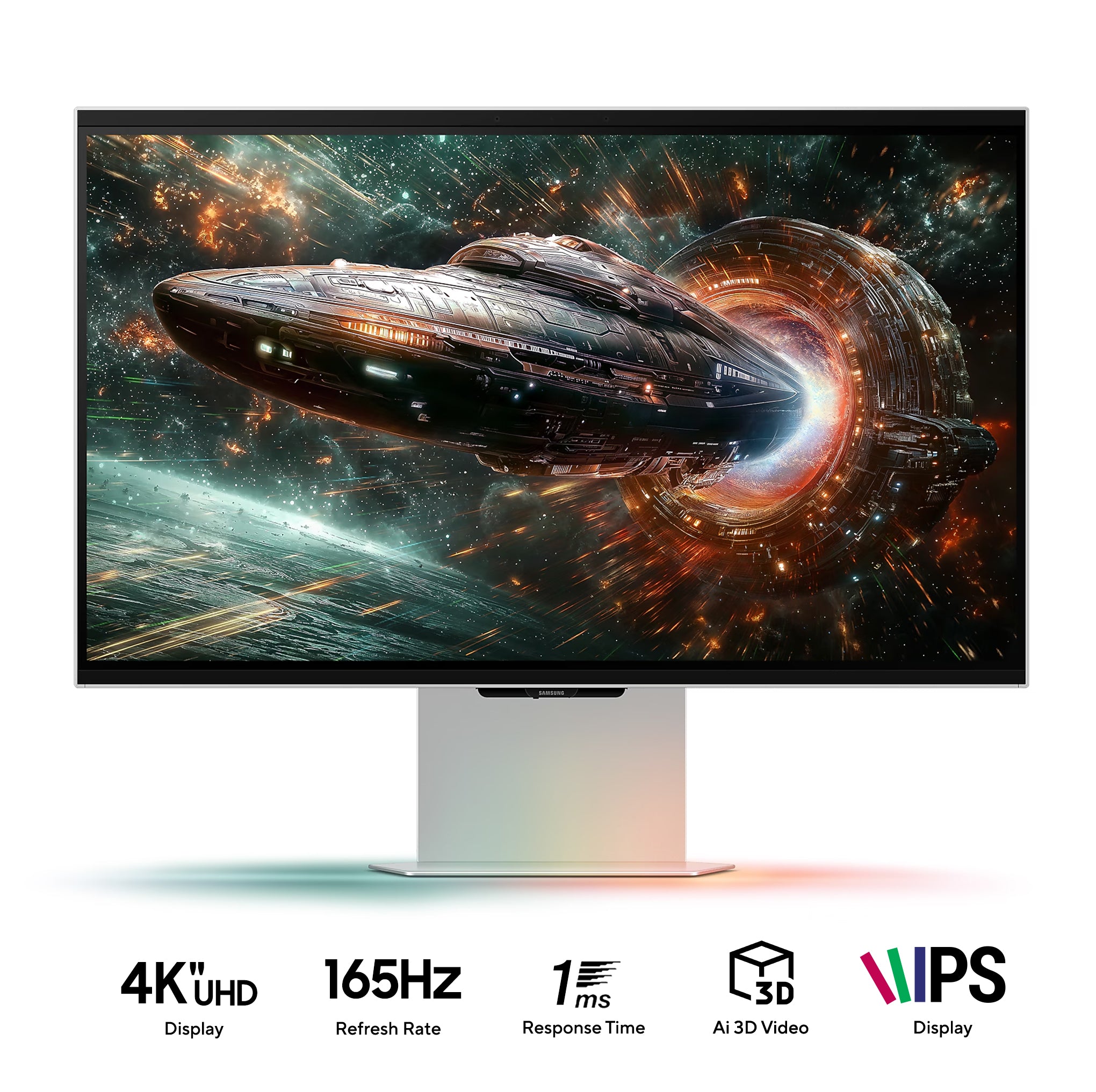 Samsung Odyssey G9 3D LS27FG900XEXXP 27" 4K (3840x2160) 165Hz 1ms (GTG) IPS FreeSync Gaming Monitor